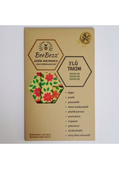 Beebezz 3'lü Set / Tatlı Çiçekler Tatlı Çiçekler