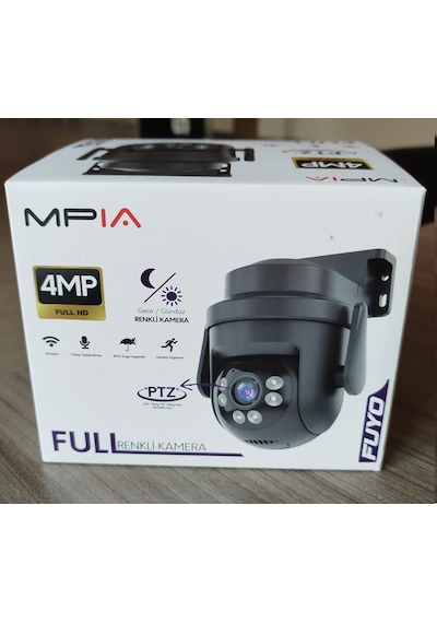 Mpia Fuyo Wifi 4mp Fullhd Ptz Akıllı Güvenlik Kamerası Hieasy Gece Görüş Sesli Kişi Takibi + 12v Adaptör Mpia Fuyo Wifi 4mp Fullhd Ptz Akıllı Güvenlik Kamerası Hieasy Gece Görüş Sesli Kişi Takibi + 12v Adaptör