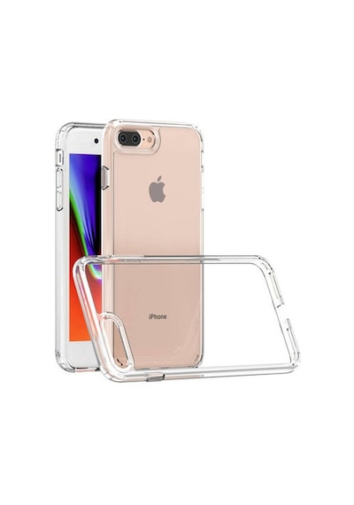 Apple Uyumlu iPhone 8 Plus Kılıf Şeffaf Tam Koruma Sağlayan Premium Tpu Silikon Kapak Ryc/coss Şeffaf