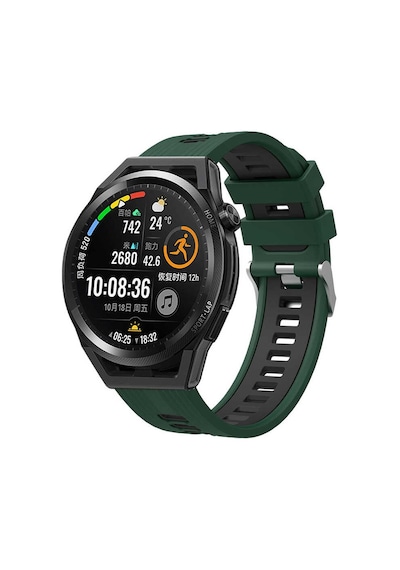 Samsung Galaxy Uyumlu Watch 4 5 6 Pro 40 44 Classic 42 43 46 47 Mm Kordon Çift Renk Çizgili Kordon