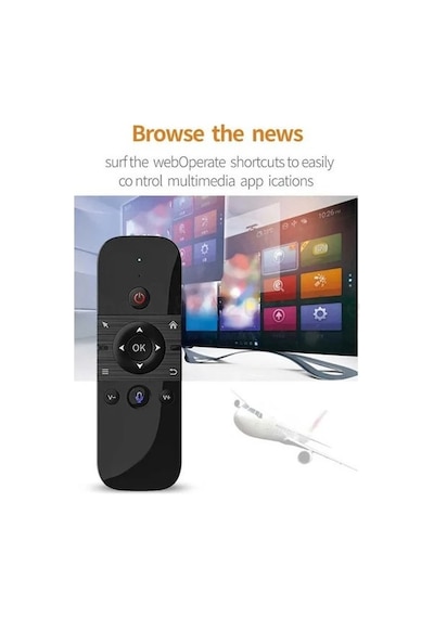 Air Mouse Wireless Keyboard 2.4g Wireless Seskomut Klavye Air Mouse Led Lcd Tv Android Box Bilgisayar Projeksiyon Windows 2000 Xp Vista Windows Ce Windows 7 10 Mac Os X Android Os Smart Android Tv Media Oynatıcılar Şarjlı Ir Öğrenebilir Özellikli Kumanda
