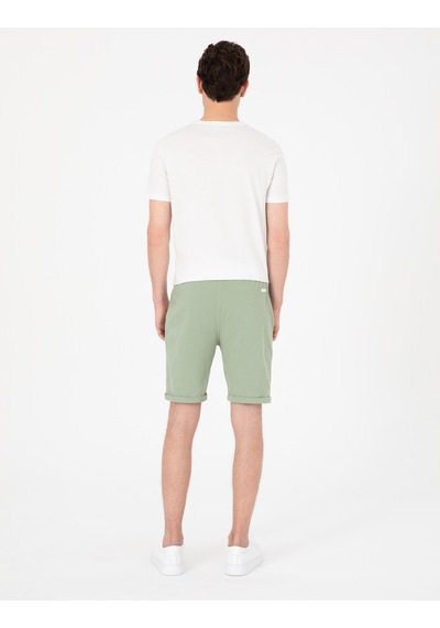 Pierre Cardin Açık Haki Regular Fit Örme Şort 50310567-vr183