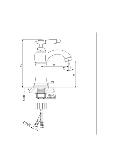 Fm-1411 Krom Lavabo Bataryası Renkli