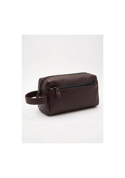 Fossil %100 Hakiki Deri Unisex El Çantası Kahverengi