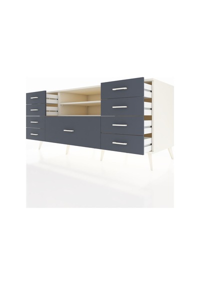 Kronos Konsol 2 Raflı 9 Çekmeceli 176x59x83 Aytaşı-aytaşı/antrasit Aytası Kronos Konsol 2 Raflı 9 Çekmeceli 176x59x83 Aytaşı-aytaşı/antrasit Aytası
