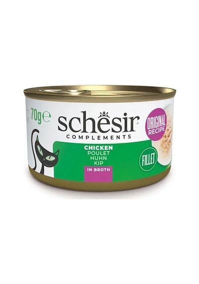 Schesir Tavuk Fileto Yetişkin Kedi Konservesi 6 Adet 70 Gr 129-20087.02