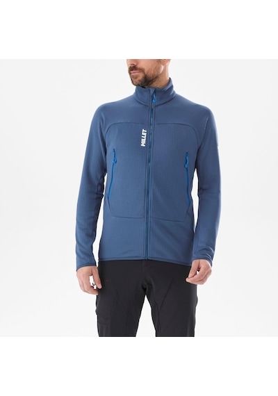Millet Fusıon Grıd H Erkek Polar Ceket Tam Fermuarlı Mıv9465 Mıv.n0395 Mavi
