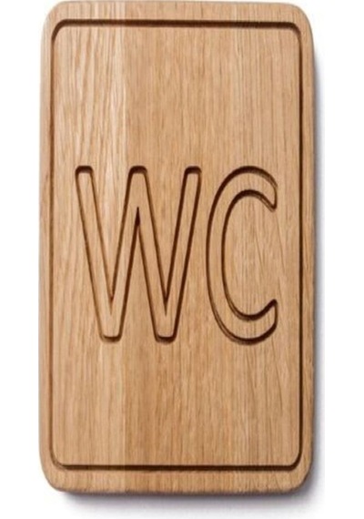Ahşap Wc Işareti, Ahşap Wc Tabela, Tuvalet Kapı Tabela, Ahşap Tuvalet Tabelası