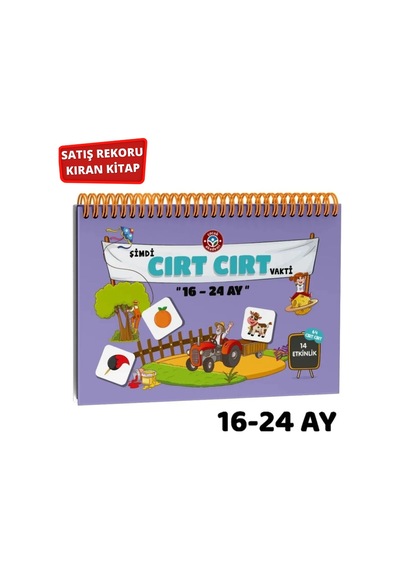 Cırt Cırt Kitabı 16-24 Ay Yaşa Özel  Kitap