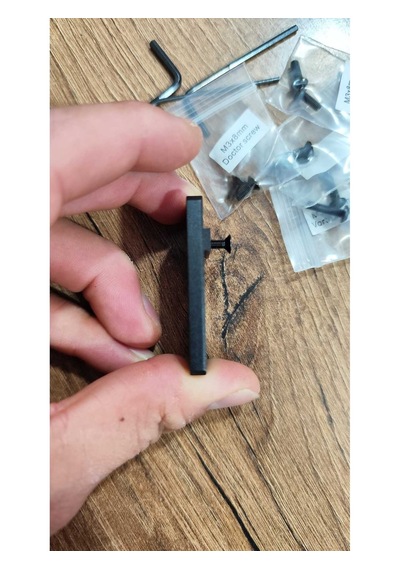 Universal Optics Mount Red Dot Scope Reflex Mount Plate Base - Glok 17 19 22 23 Reddot Ayağı Siyah