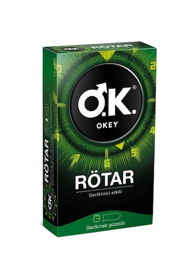 Okey Ok Rötar Prezervatif   Etkili 10'lu