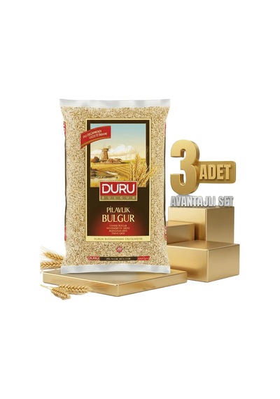 Duru Pilavlık Bulgur 3x1 Kg