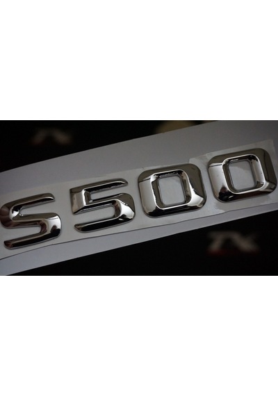 S500 Bagaj Krom Metal 3M 3D Yazı Logo