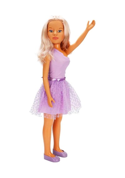 Yürüyüş Arkadaşım Clara Party 80 Cm - Mor Elbiseli
