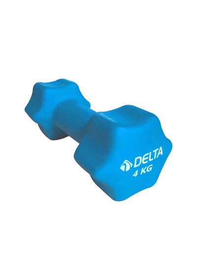 Delta 4 KG x 1 Adet Deluxe Neopren Kaplı Turkuaz Demir Dambıl