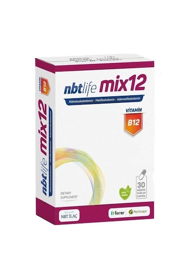 Mix12 Vitamin B12 Ağızda Dağılan 30 Kapsül