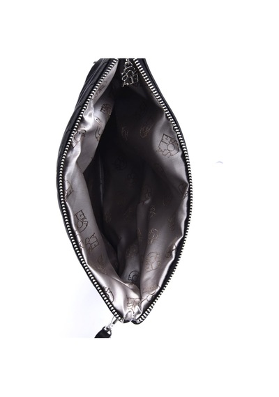 Barbara Kadın Clutch Çanta 67-6010 Sıyah - Sıyah Siyah