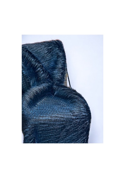 Tsc Lacivert Ithal , Uzun Tüylü Peluş Kumaş 50x150 Cm Tekstil, Ev Tekstili, Dekoratif Lacivert Lacivert