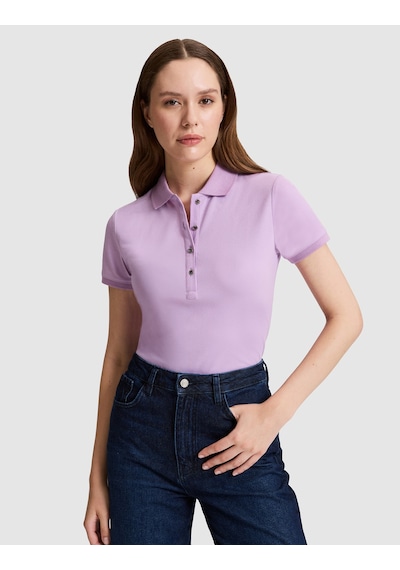 Pierre Cardin Kadın Lila Tişört Basic 50325456-vr034