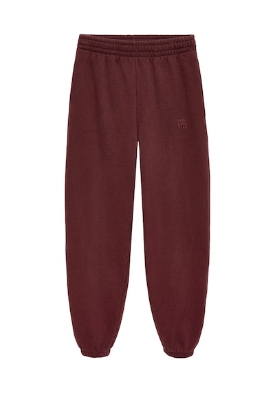 Anine Bing Kadın Jogger Pantolon Burgundy