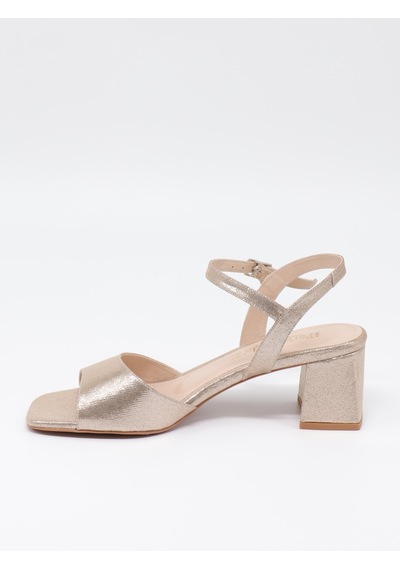 Nesil Shoes Carel 51 Altın Tek Bant Kadın Sandalet