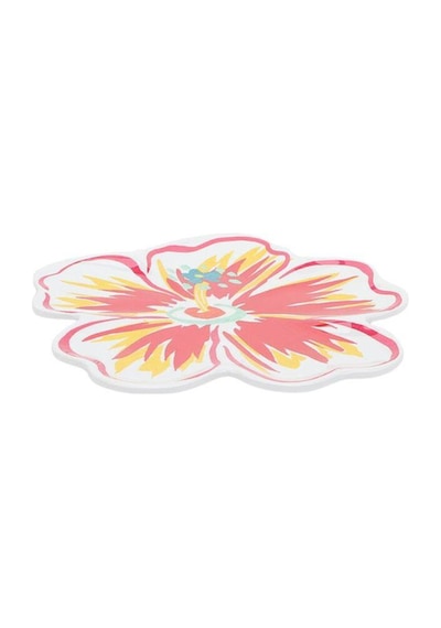 Lucky Art Tropea Melamin 20 Cm 2'li Çiçek Tabak Seti Dıo30041 Kırmızı