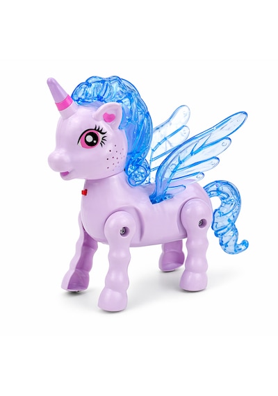 Işıklı Kanatlı Unicorn Oyuncak Hareketli Bacaklı, Sesli & Eğlenceli Pony Oyuncağı