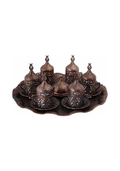 ACURLU KAHVE SETİ 6 LI-93