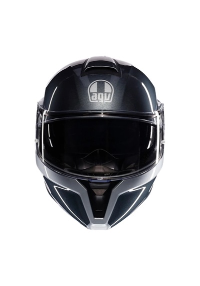 Agv Kask Streetmodular Levıco Grey Sılver Gri