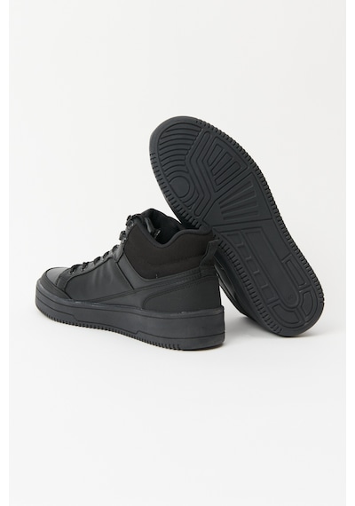 Ac&co / Altınyıldız Classics Erkek Siyah Kışlık Rahat Taban Spor Sneaker Siyah