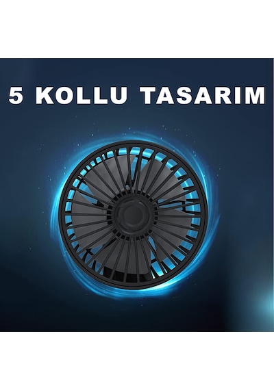 Araç Araba Otomobil Mini 2 Li Vantilatör Fan Pervane Soğutucu 12v Fan10