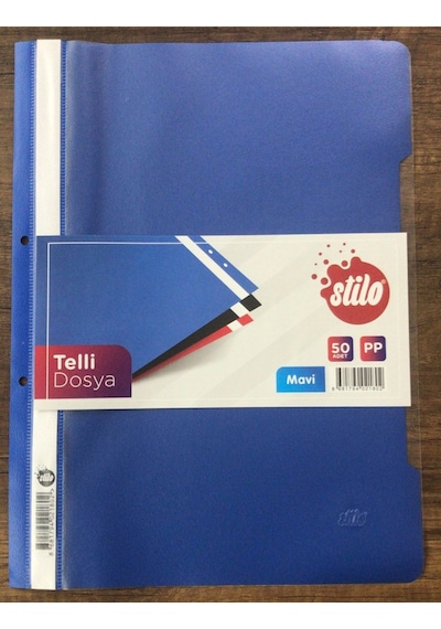 Telli Dosya Mavi 50li Mavİ