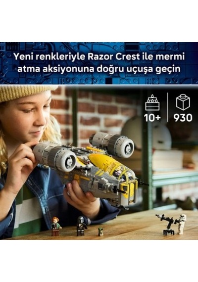 Lego Mandalorian Ve Grogu Razor Crest Seti İle Yaratıcı Oyun