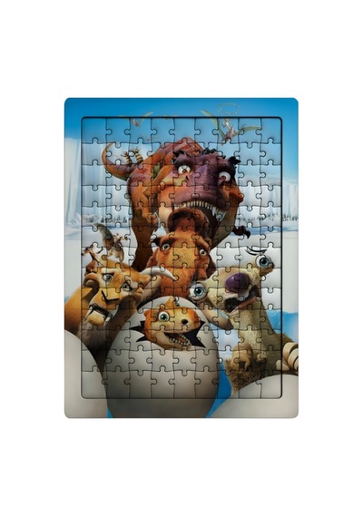 Ghostbastır Design Buz Devri 99 Parça Ayaklı Puzzle Dekoratif Çocuk Yapbozu 0130