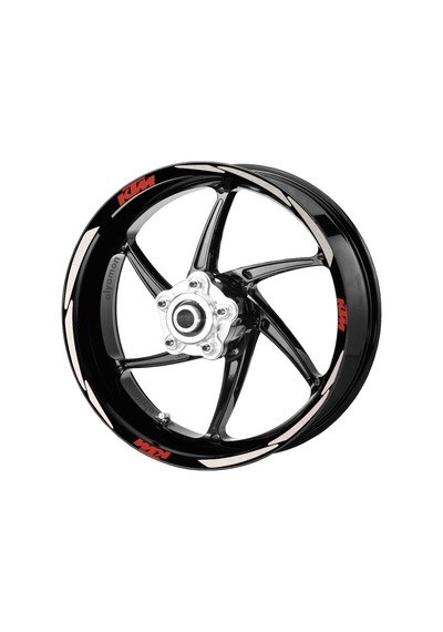 Deeb Ktm Jant Şeridi Reflektif Beyaz Kırmızı Model S N11.72739