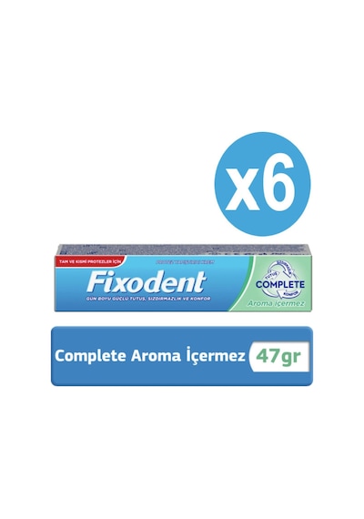 Complete Diş Protez Yapıştırıcı Aromasız 47g X6