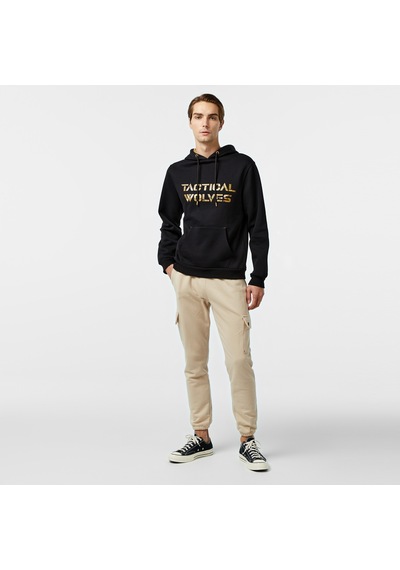 Tactıcalwolves Tactical Wolves Classic Erkek Siyah Hoodie
