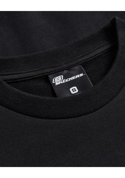 Skechers W Essential Crewneck Sweatshirt Kadın Siyah Sweatshirt S242109-001 Siyah