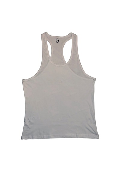 Top Glory Fitness Gym Tank Top Atlet Sporcu Atleti Beyaz 5025 Beyaz
