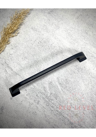 Defne 128 Mm Siyah Modern Kulp Modelleri Lüks Country Mutfak Dolap Çekmece Mobilya Kulbu Siyah