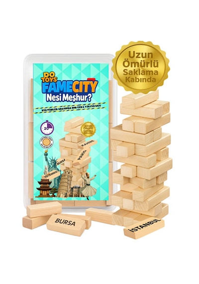 Famectıy 54 Parça Jenga Nesi Meşhur