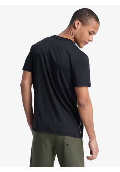 Quiksilver Quıksılver Caecılıan Erkek Anthracite - Solid T-shırt Eqyzt08292-11783 Siyah