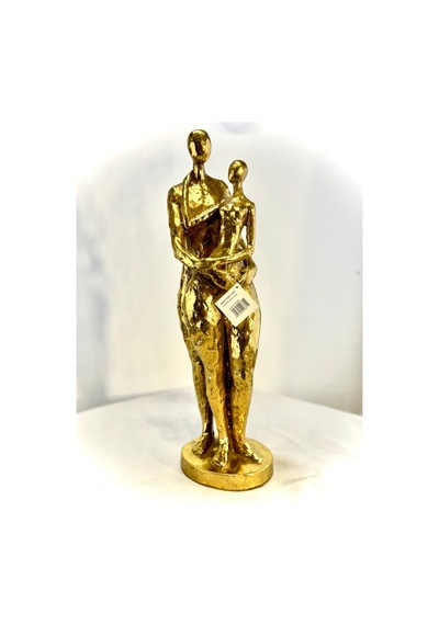 Biev Çiftli Dekoratif Gold Biblo 14 14 48 Cm