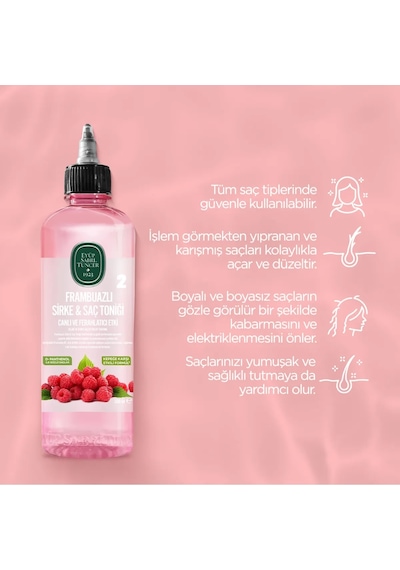 Eyüp Sabri Tuncer Saç Toniği 500ml Frambuazlı Sirkeli 9 Lu Set