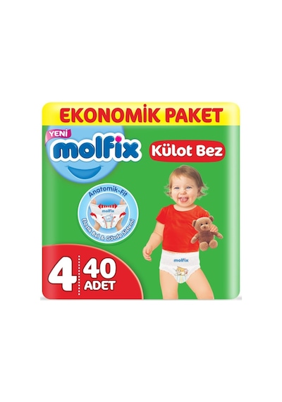 Molfix Külot Bez 4 Numara Maxi Ekonomik Paket 40 Adet
