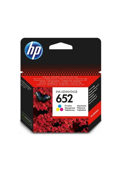 HP 652 F6V24A Renkli Kartuş