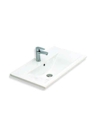 Teta Home Napoli 65 Cm Mdf Banyo Lavabolu Alt Dolap Beyaz Beyaz