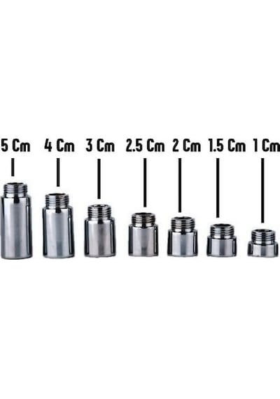 1/2 Yarım Parmak Musluk Uzatması 5 Cm