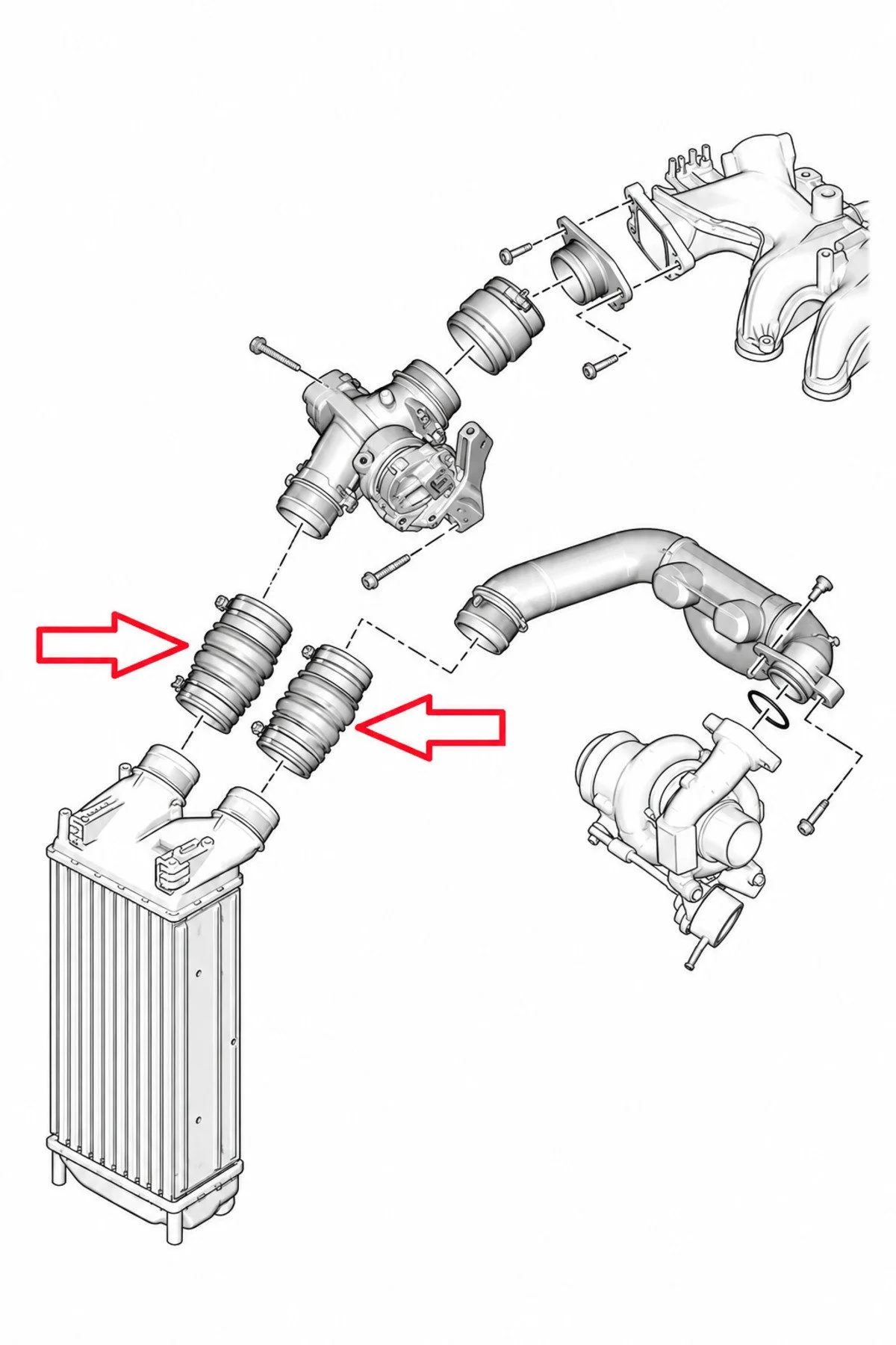 Gvu Auto Parts Citroen Berlingo Uyumlu 1.6 C3 1.6 Xsara C4 C4 Picasso Turbo Hortum 0382.gk