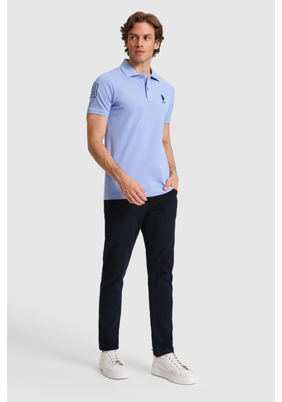 U.s. Polo Assn. Erkek Lila Tişört Basic 50326920-vr245 Lavanta